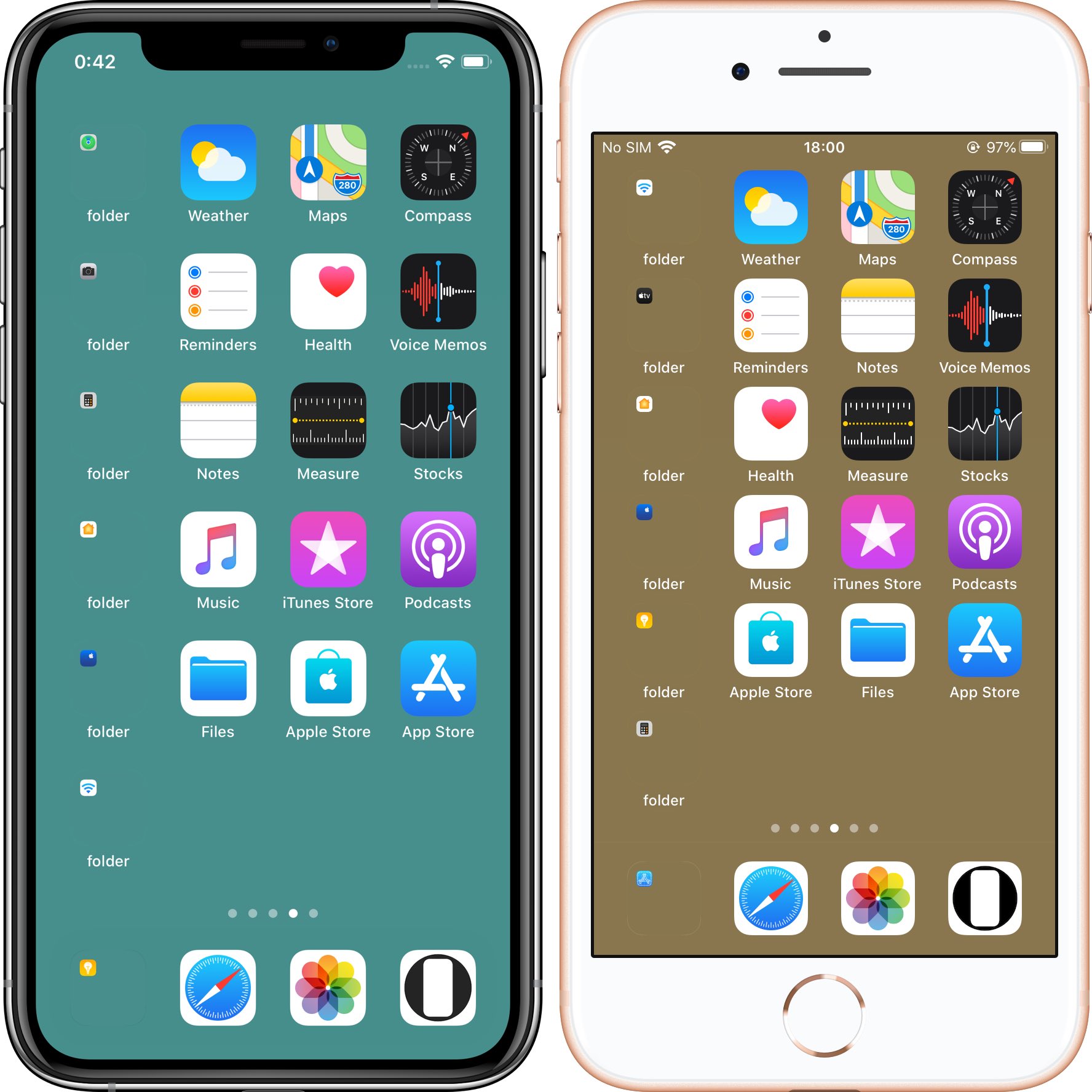 Hide Mysterious Iphone Wallpaper 不思議なiphone壁紙 透明度を下げる でドックとフォルダを隠すシックな色の壁紙 Ios 13 2以降に最適化 12 11枚 Chic Color Wallpapers That Hide Dock And Folders With Reduce Transparency Optimized For Ios