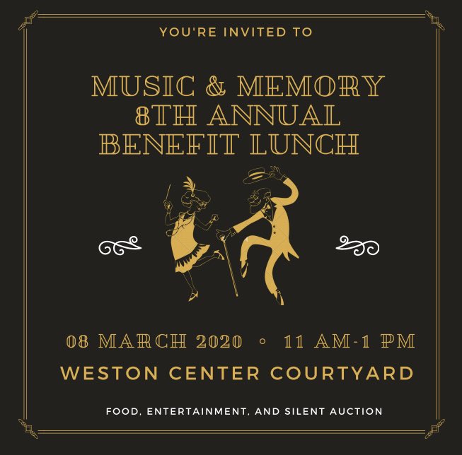 TluMusicmemory's tweet image. Two more days until our 8th annual Roaring 20’s benefit lunch!! Come dressed to the occasion or receive a free shirt! Listen to live music by the @DirtyRiverDixie quartet while you eat and play games!! Partake in our silent auction, and be prepared for many photo ops!