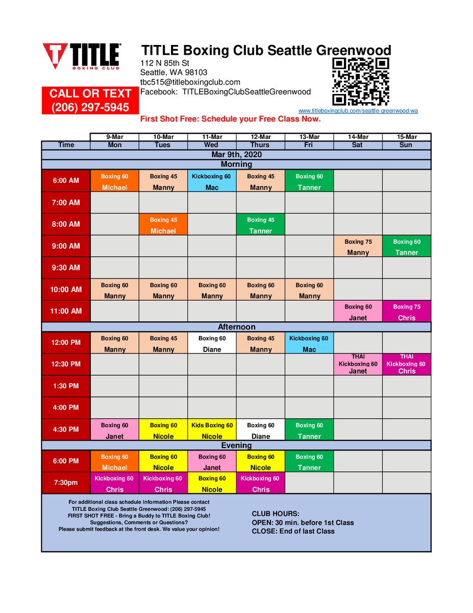 TBCSeaGreenwood's tweet photo. SAT, March 14th, we have:

•Nomad Boxing Club Fundraiser Blacklight Boxing60 with Coach Manny.

•Airrosti will be in the club doing pain assessments and taking over the core sections of our classes that day for foam roller cool downs and recovery.

Join our fight for health! https://t.co/k4A0L3vxCQ