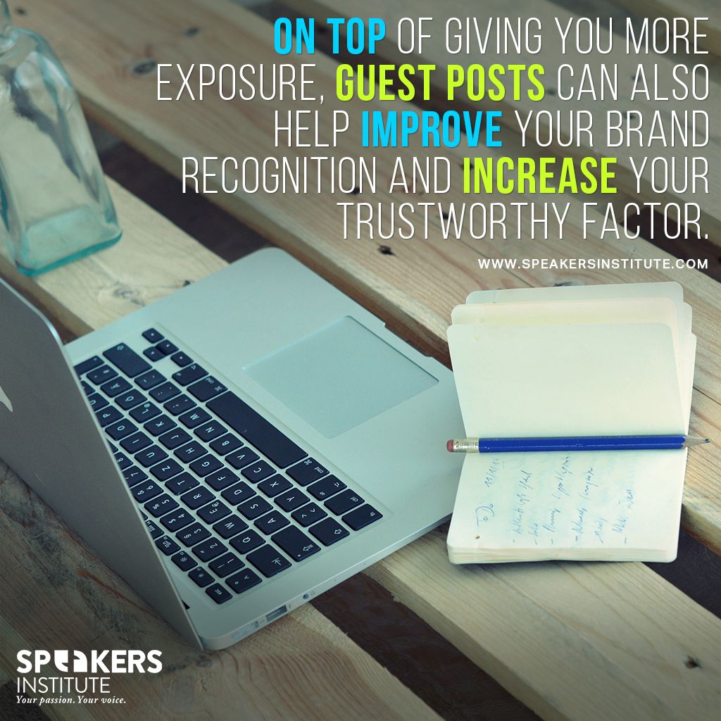 _SIOfficial's tweet photo. 📣 ON TOP of giving you more exposure, GUEST POSTS can also help IMPROVE your brand recognition and INCREASE your trustworthy factor. 

Want more info? Go => https://t.co/s5zbiwuH8J

#moreexposure #guestposts #brandrecognition #publicspeakingclass #speakerlife #speakersinstitute https://t.co/QrWIwv1vBJ