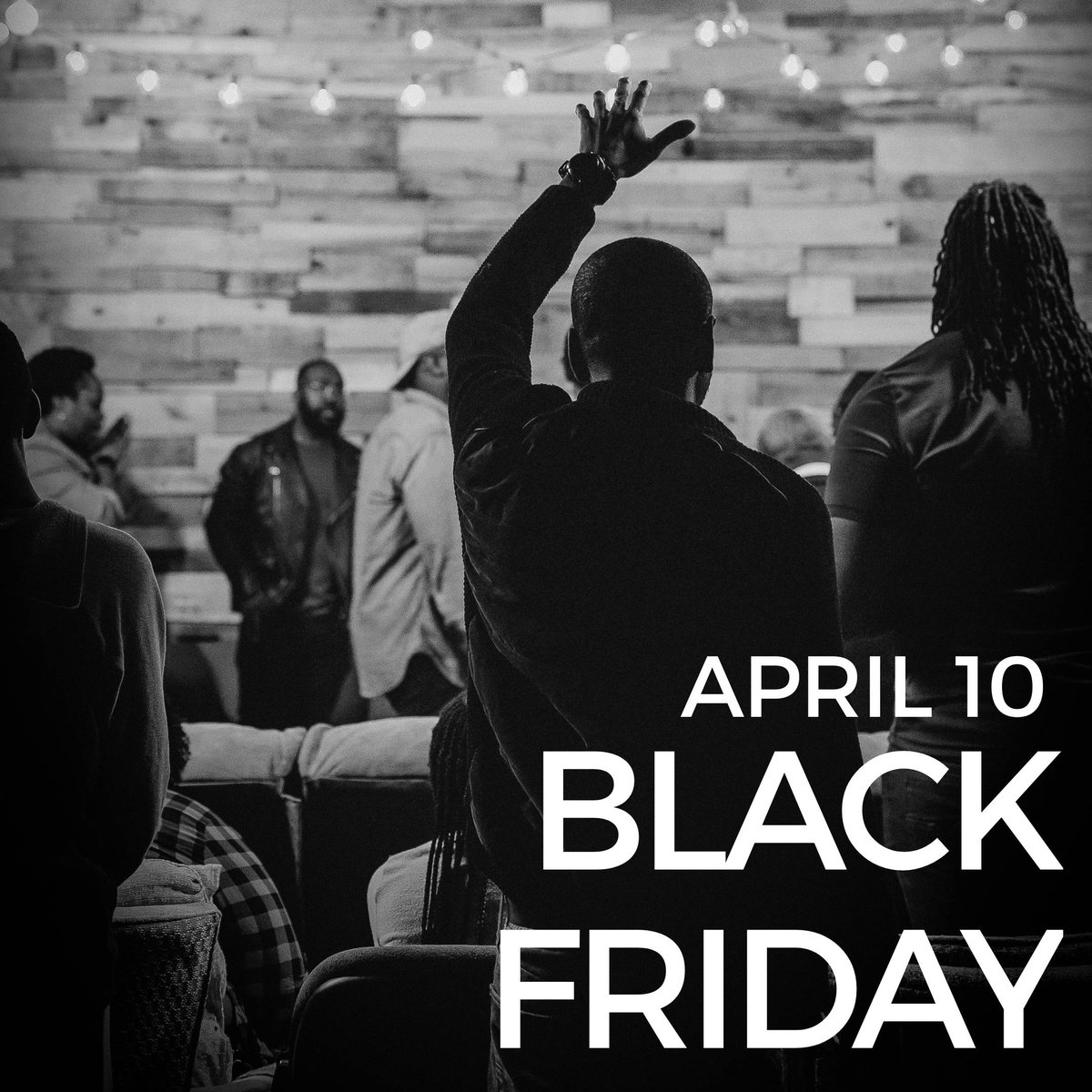 thefontTV's tweet photo. Black Friday is only 5 weeks aways!! The death we deserve He has died for. Join us April 10th!!

Spoken Word, Worship, and a word from Isaac Frere!!!

See you there! https://t.co/xNf40bkQiP