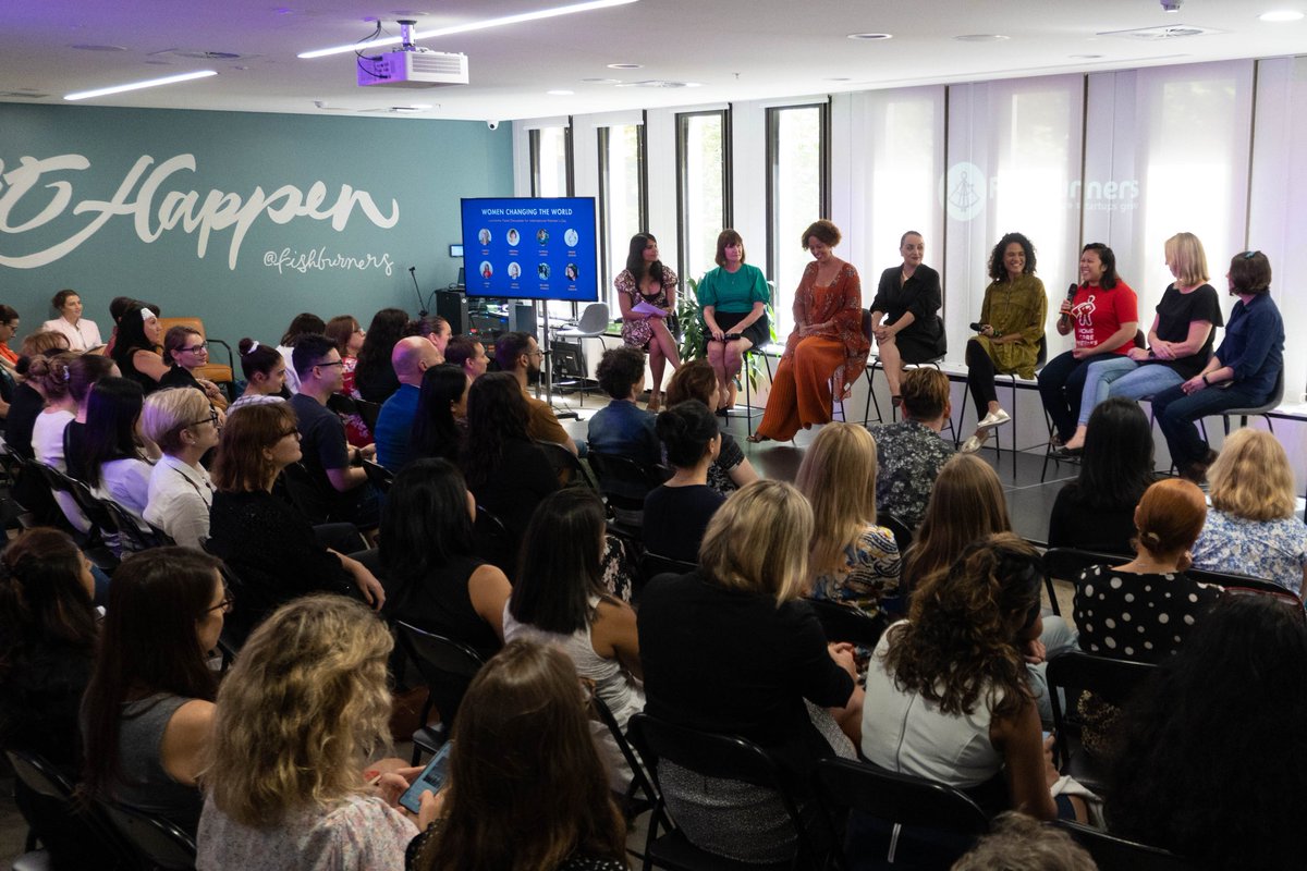 TLRLiveShow's tweet photo. Thank you @Fishburners for hosting our show co-creators @SimoneAJordan and @AscensionMag on your #IWD2020 panel yesterday. Insightful, inspiring and fun! #TLRLive https://t.co/hJJZLjTtTH