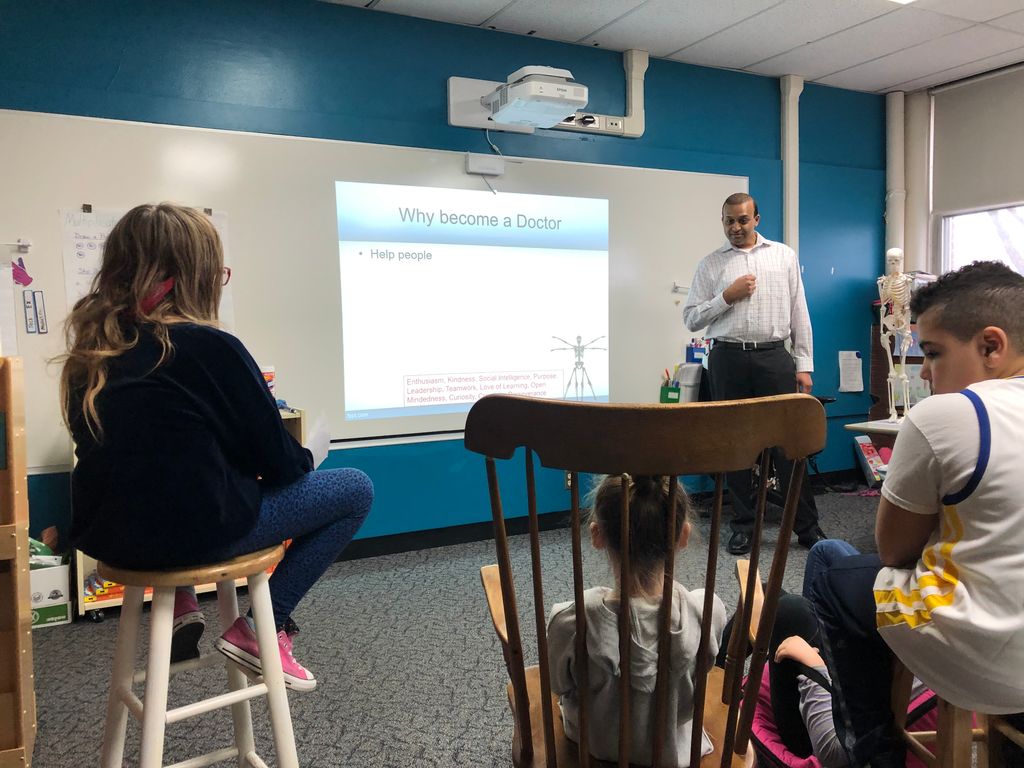 PerryInnovation's tweet photo. Thank you Dr. Devisetty, Oncologist, for teaching our students today! https://t.co/QA4LE6xtuc