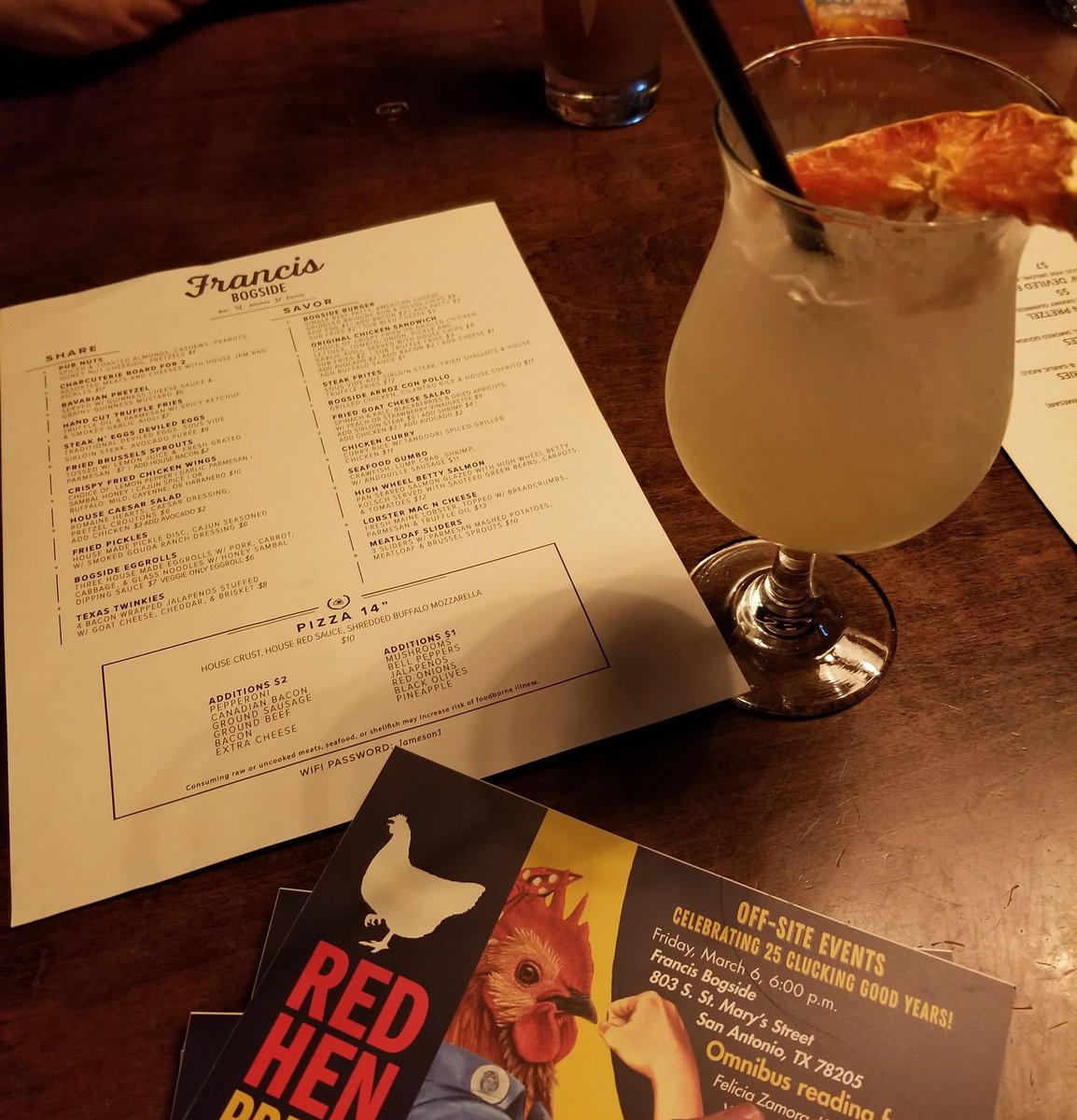Atelier__Ink's tweet photo. @redhenpress Omnibus reading is taking over @francisbogside ! Come over, have a drink, and settle in for readings from our authors and poets! https://t.co/kwVWZO3iPG