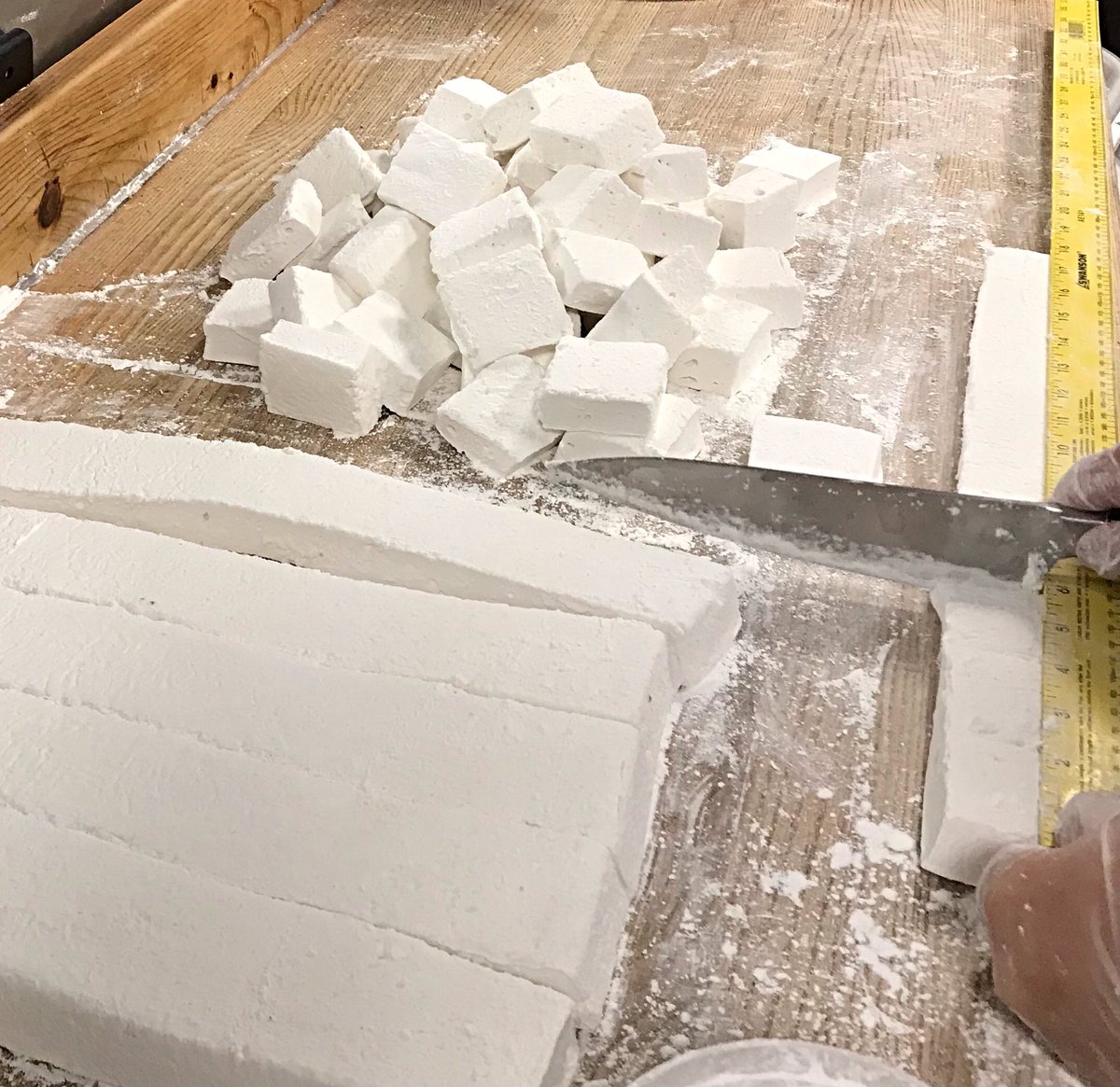 Making homemade marshmallows.  Want some?