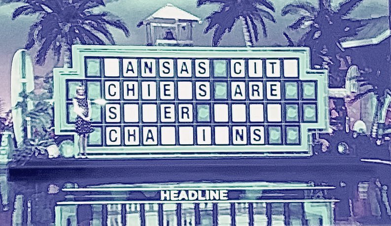 I want to solve the puzzle, Pat.

#ChiefsKingdom
