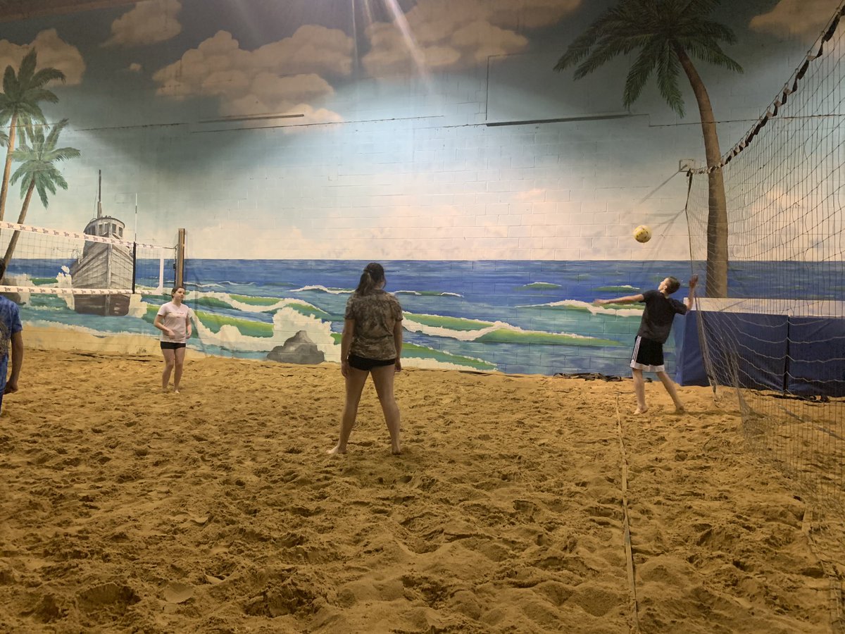 Our boys and girls volleyball team outing! A HUGE thank you to our amazing coaches for organizing this event - Ms. Rogers, Mrs. Diebold, and Mr. Stewart! ❤️🏐🖤#WeAreStratford #ProudToBeD93 @Diebold_PDH <a href="/MissRogersSMS/">Miss Cathy Rogers</a>