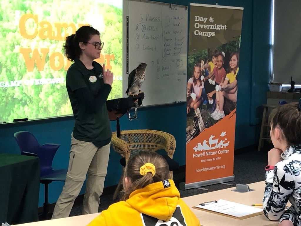 PerryInnovation's tweet photo. Thank you Mr. VanBuren, Basketball Coach; Mr. Carlson, CEO of Howell Nature Center and Evin for sharing about your careers today! https://t.co/5jZEd8NdFo