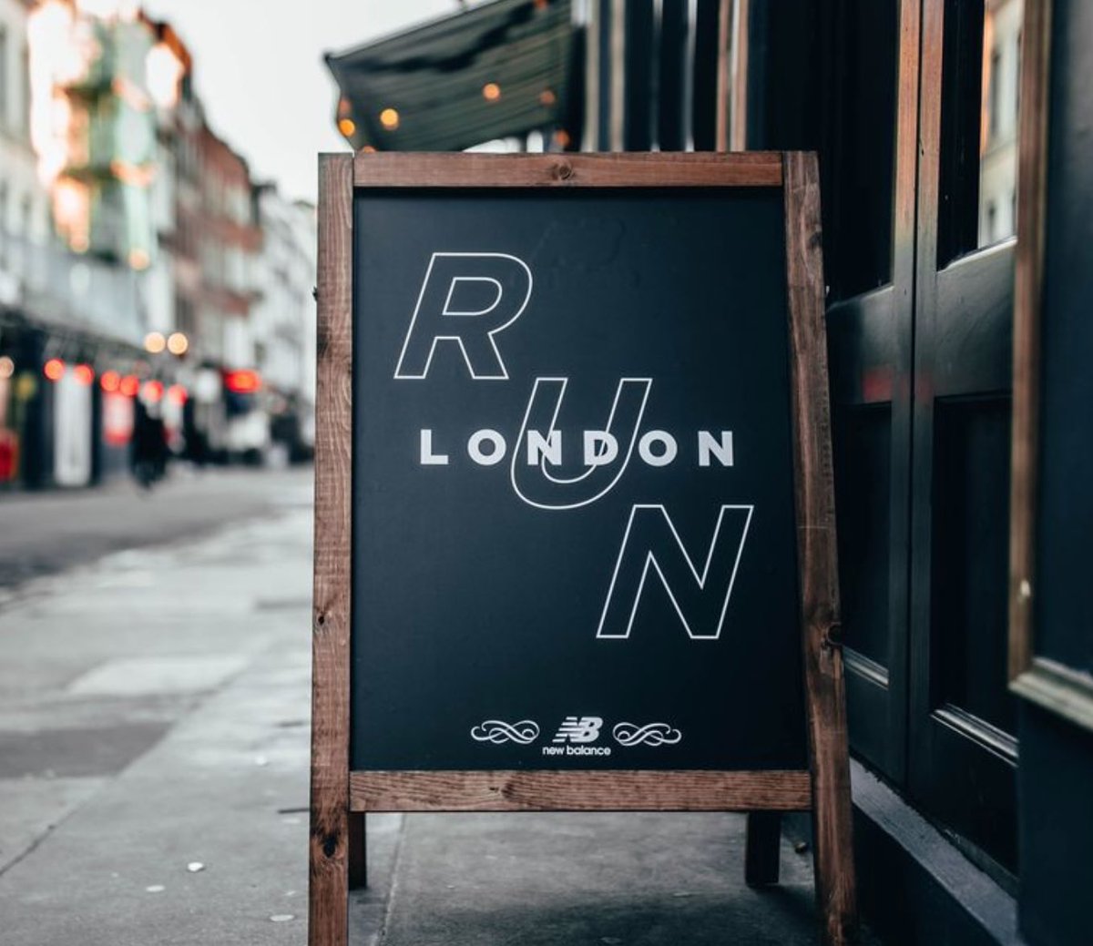 GetaPopUp's tweet photo. Sportswear brand #NewBalance launched a pub to accompany its sponsorship of the London Marathon. Called The Runaway, it only traded in the currency of miles ran, rather than money, to incentivize people to go for a run. Credit: https://t.co/mdUNKgball https://t.co/Ipe6DbBe2d