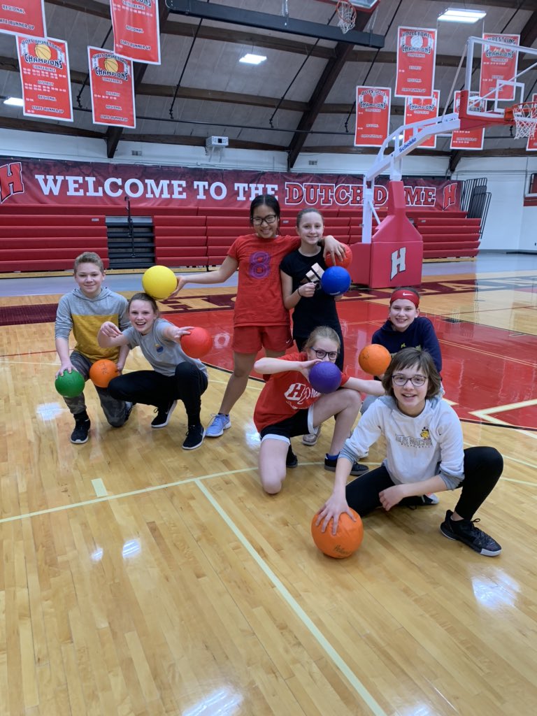 A little Dodgeball tonight to support <a href="/actionhouse345/">Community Action House</a> from Holland Public Schools. #HPSProud