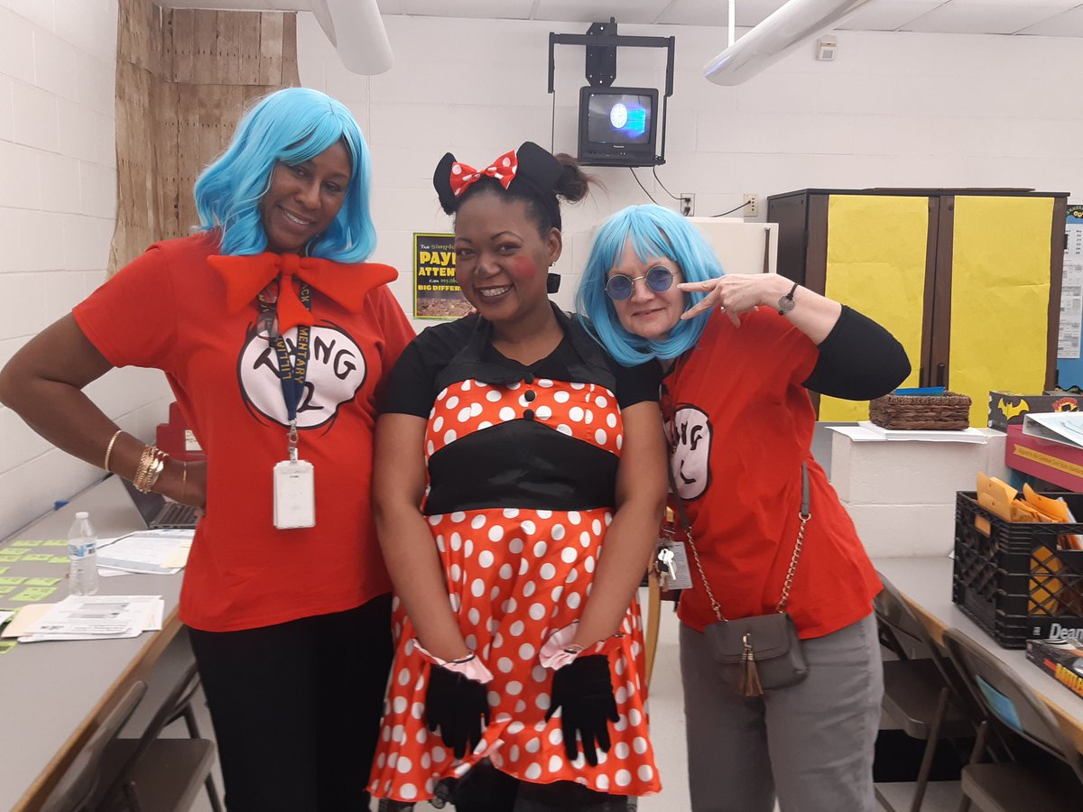 ZerifaG's tweet image. Read Across America Week..... Book Character Day @TCBerrien  @LorLanBar