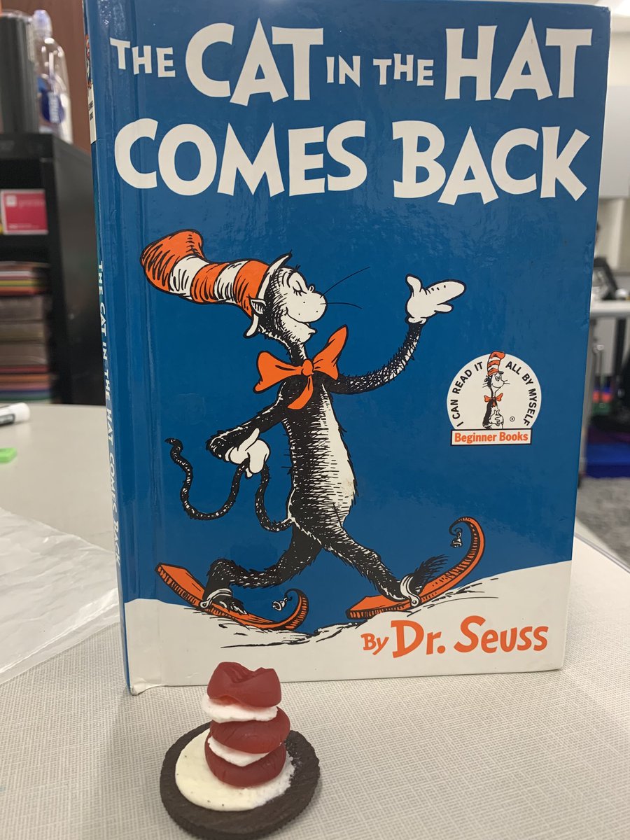 Happy Birthday Dr. Seuss...A Dr. Seuss hat for our cooking project. #wearedegan