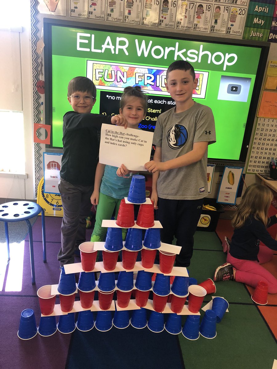 jennysimmons80's tweet photo. Dr. Suess Fun Friday Stem Challenge! #bearshine https://t.co/RnQmNZ6wDV