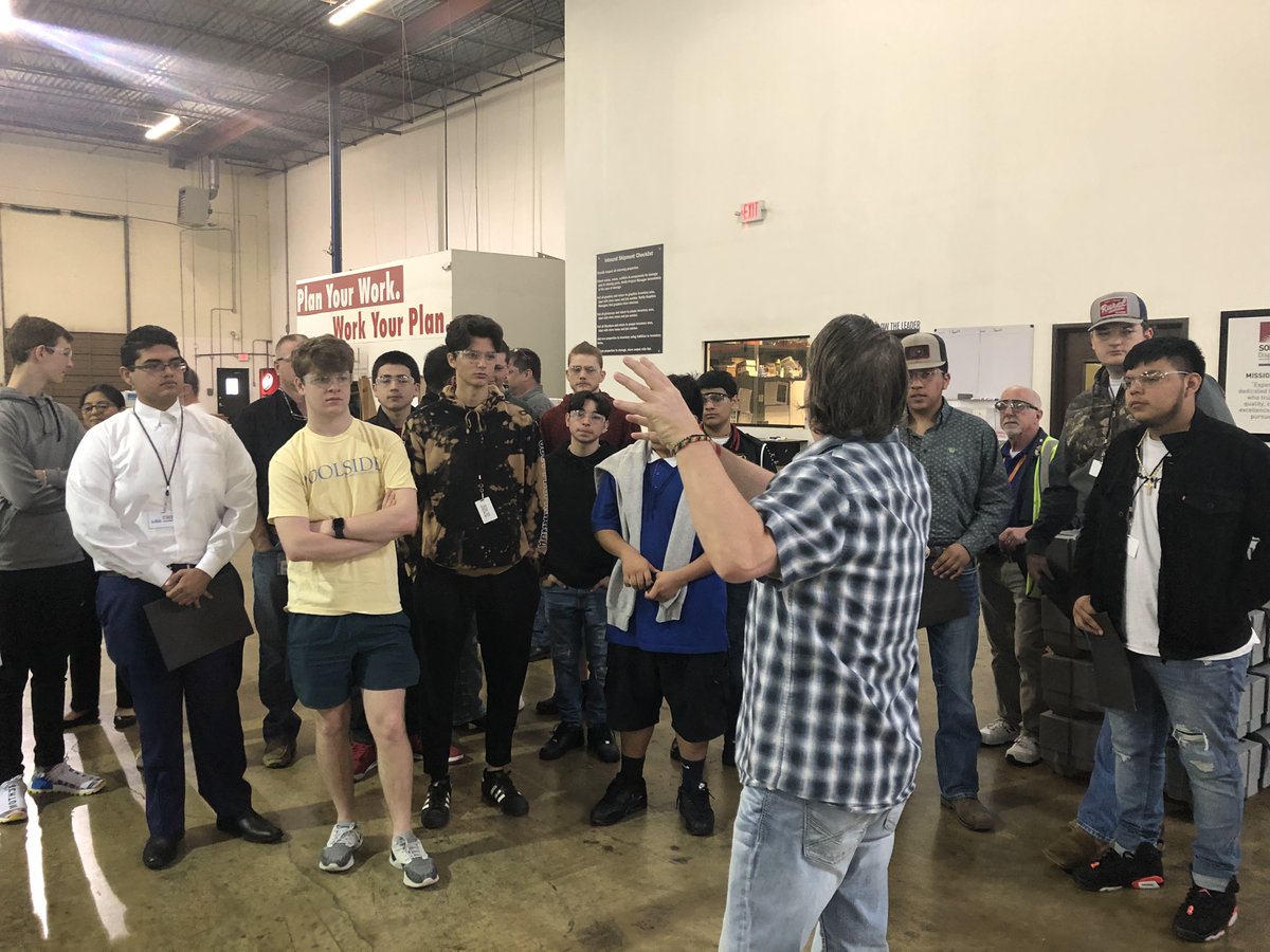 cucklert's tweet photo. Thank you Southwest Display and Events for an interesting and educational tour today!#LISDPartner#LISDCareerOut https://t.co/zyb5vazyzl