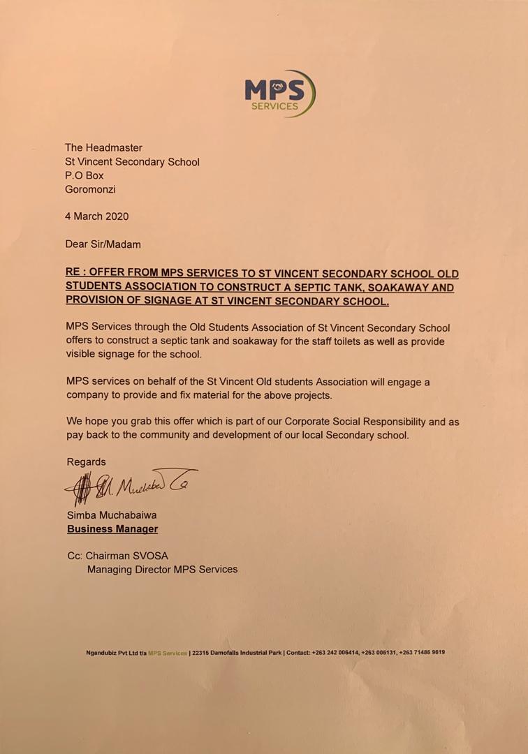 OldSvosa's tweet photo. #GoodNews We would like to extend our gratitude to #MPSServices for the kind gesture! This will certainly go a long way! #grateful #FormerSchoolThing
@MuteroKariro @YASDZim @capsunitedfczw @chifamba_hector @MediaHtc @GoromonziHigh https://t.co/SoNDhV6eWJ