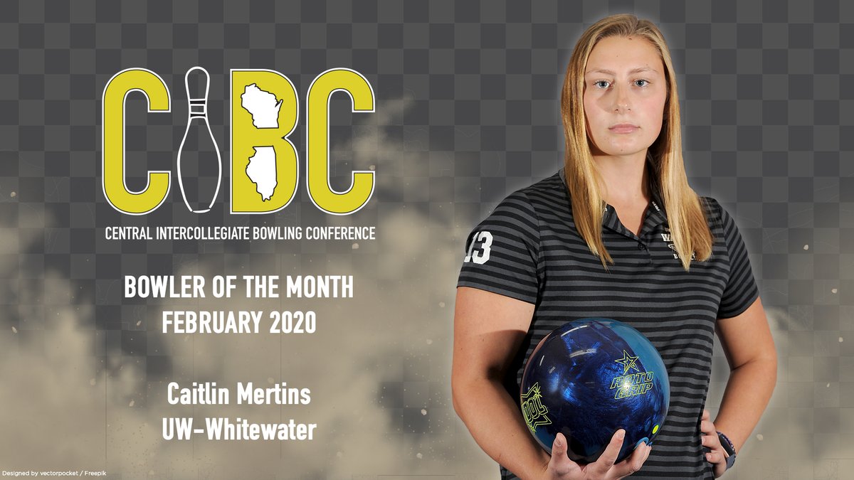 CIBC_Bowling's tweet photo. Congratulations to Caitlin Mertins of @warhawkbowling, the #CIBC Bowler of the Month for February! || #NCAABowl https://t.co/u0Tb30Fzqd