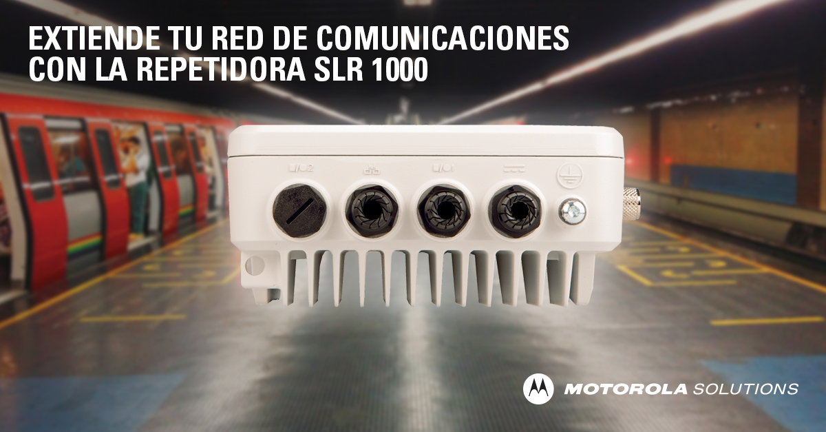 MotorolaLatam's tweet photo. ¿Sabías que la #RepetidoraSLR1000 es compatible con sistemas convencionales o troncalizados? Además, admite voz y datos para dar continuidad a su uso mientras extiende tu red de comunicaciones. ¡Descubre más sobre la Repetidora #SLR1000 en el enlace! 👉 https://t.co/ebHaxh969n https://t.co/yEa3655MtV