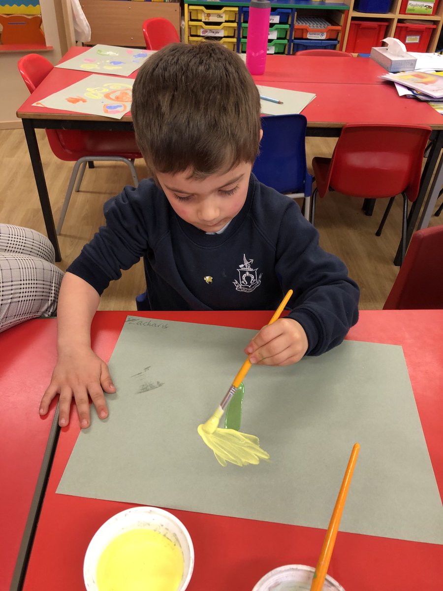 SJBpreprep's tweet photo. Our Nursery boys are working hard with Spring paintings. Keep it up boys. Well done. #sjbpreprep https://t.co/d46ROCi9D7