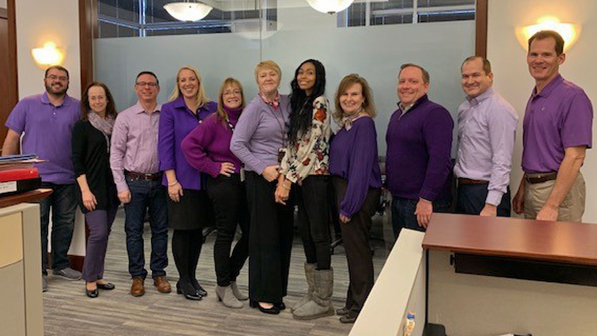 StradleyRonon's tweet photo. This Sunday is International Women’s Day, a global day to celebrate the social, economic, cultural and political achievements of women. Today, our Stradley offices across the region celebrated early by wearing purple as a reminder of women's equality. #EachforEqual #IWD2020 https://t.co/80TSZQVna0