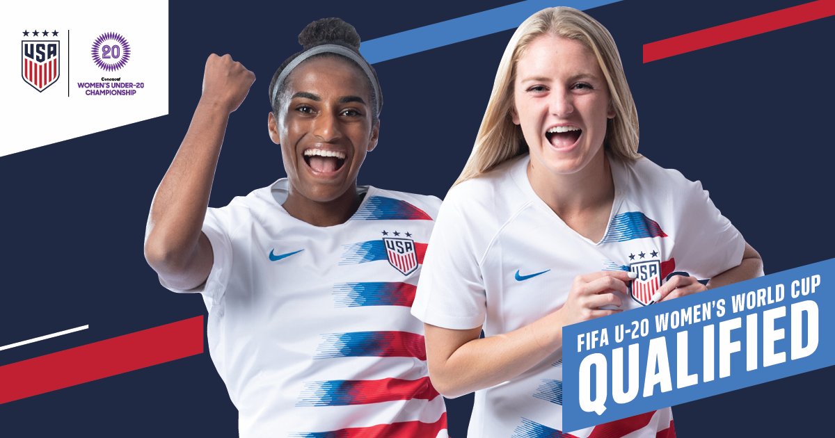 USYNT's tweet photo. Ticket PUNCHED! 🎟️

The U-20 #USWNT is headed to the #U20WWC in Costa Rica/Panama! 🎉 https://t.co/ApDaTqJJOq