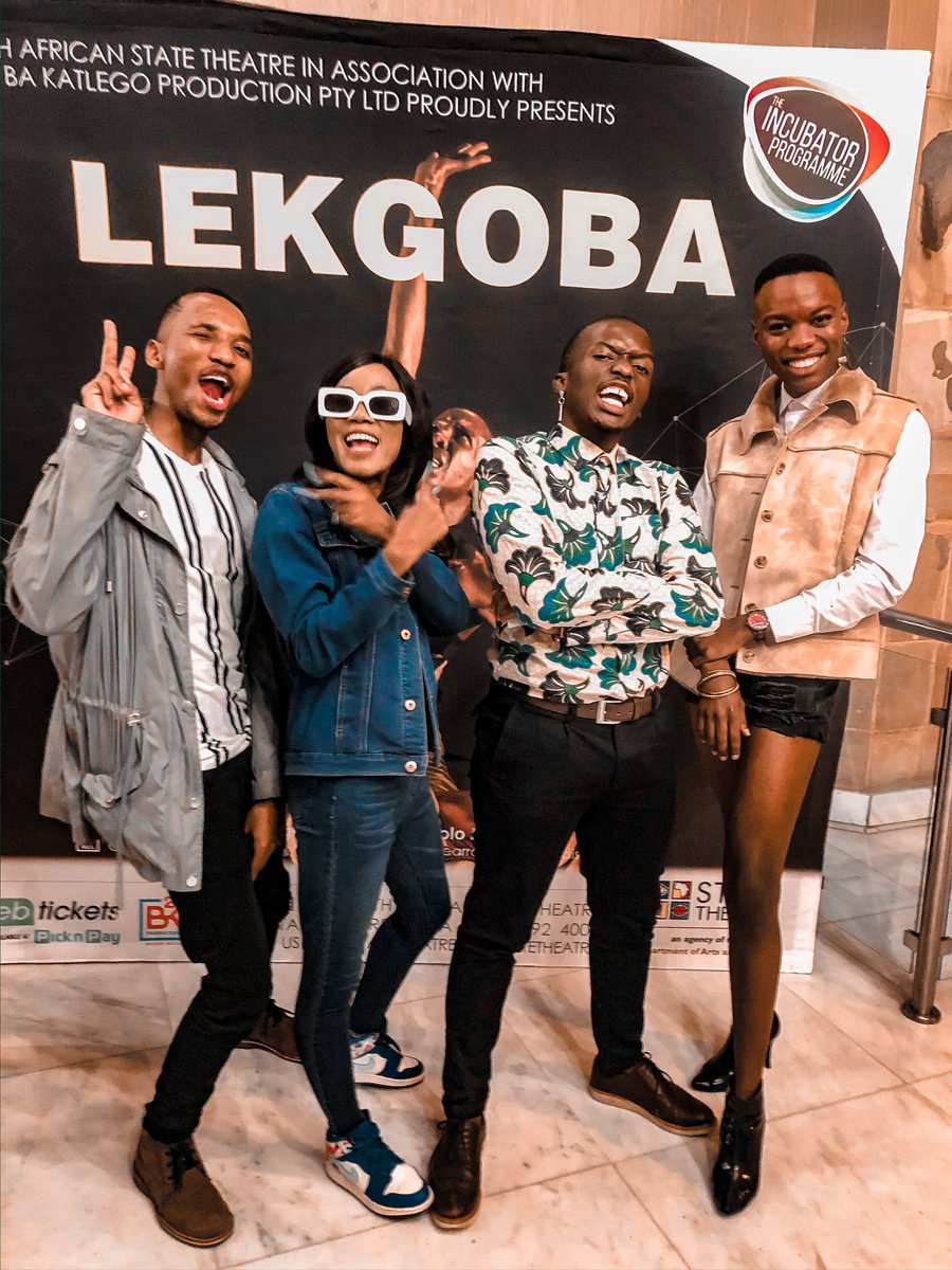 Today was blessing , thank you so much to the people that came to support me. 🌈❤️  Lekgoba was a great show, to many  more shows composed by me.  🌈😭 #StateTheatre