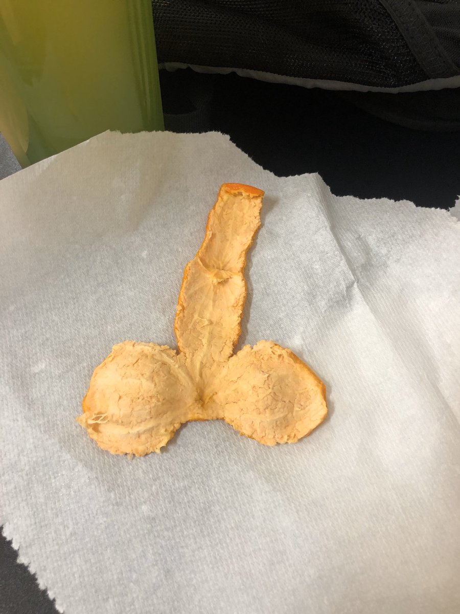 demand2expand's tweet photo. Sometimes inspiration flows through you. 

So today I peeled a cutie, set it down and am fortunate to have a friend like @PatProb2785 point out to me what I unknowingly created. https://t.co/TTRZFXWZX8