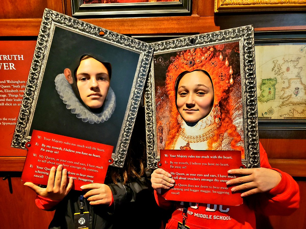 ArtWithWithers's tweet photo. The Spy Museum was educational, fun, and interactive! Of course, "I Spied" Artwork! @AFMSChargers #ChargingIntoDC 💙🇺🇲❤🇺🇲 https://t.co/b2iG0cWNk4