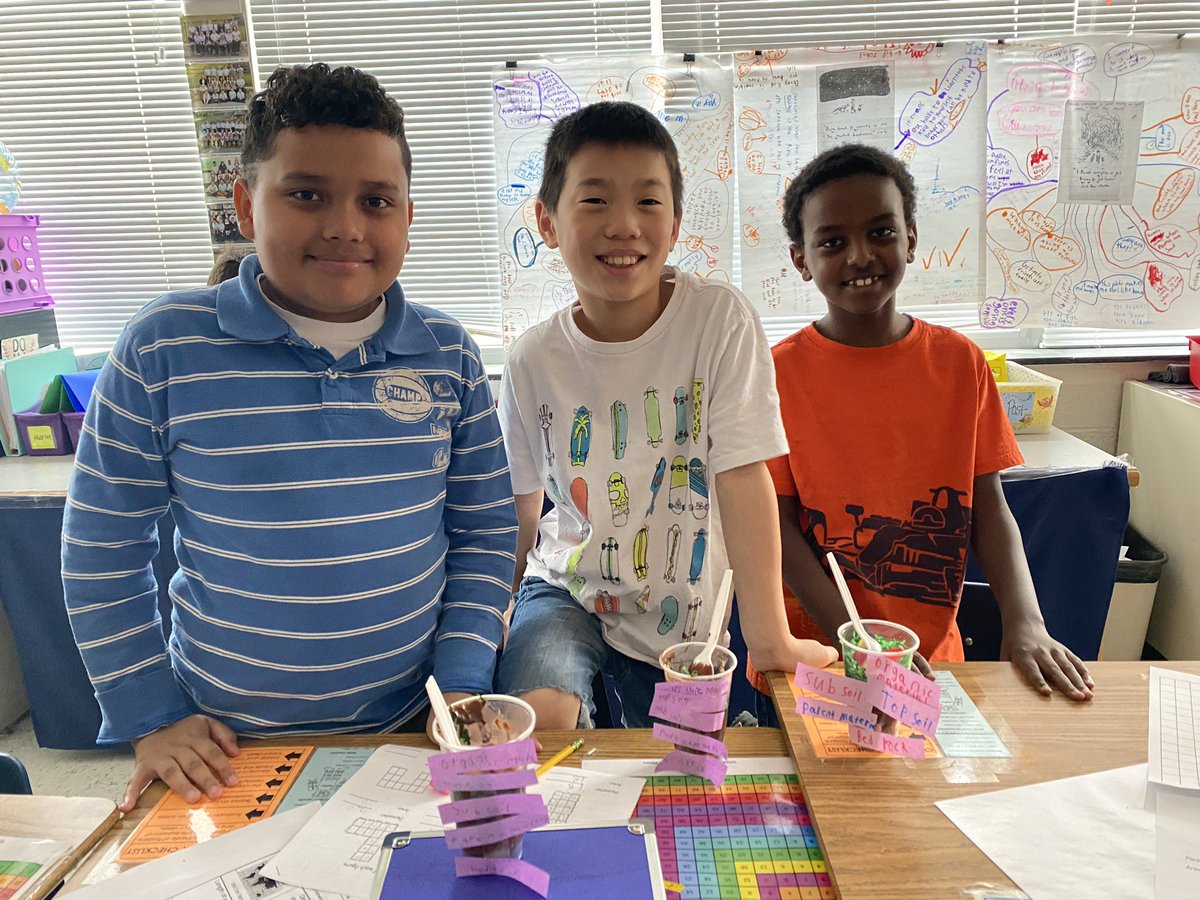 Thinkingin3rd's tweet photo. Exploring the sweet science of soil layers! 🐛 https://t.co/SXeGTtuk1B