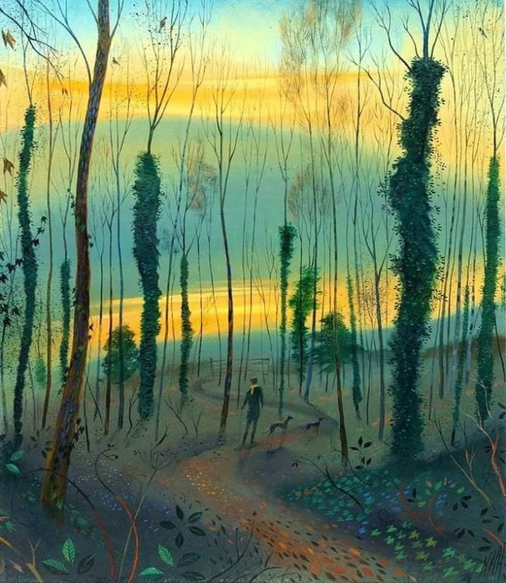 GittePrina's tweet image. All walking is discovery.

On foot we take the time
to see things whole ...

      - Hal Borland Nicholas 

#fineart #painting Hely Hutchinson

#walk #discover