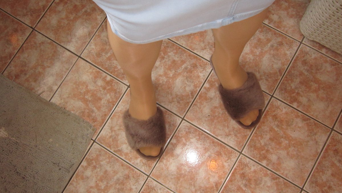 fluffy night slippers