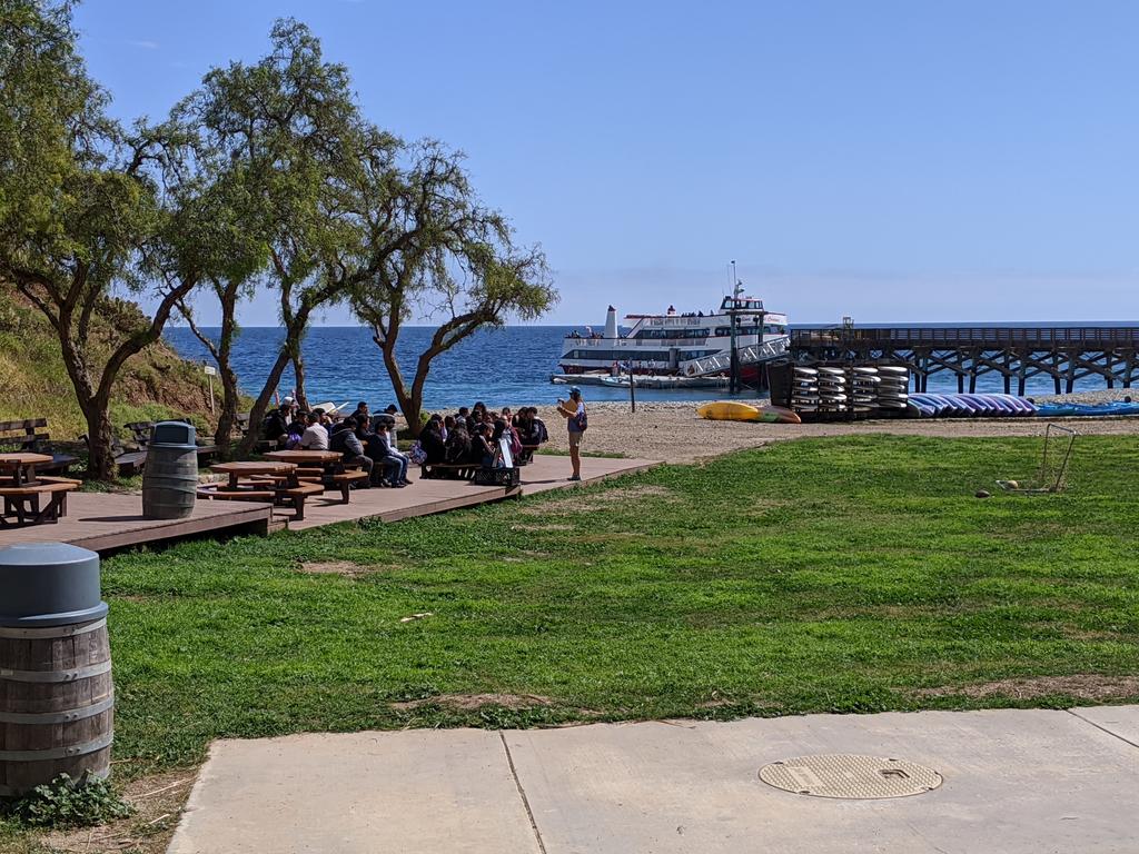 BladhScience's tweet photo. We are here! Calmer waters and sunny day. Beautiful Catalina! @GianoSchool https://t.co/jjgOo0BgSz