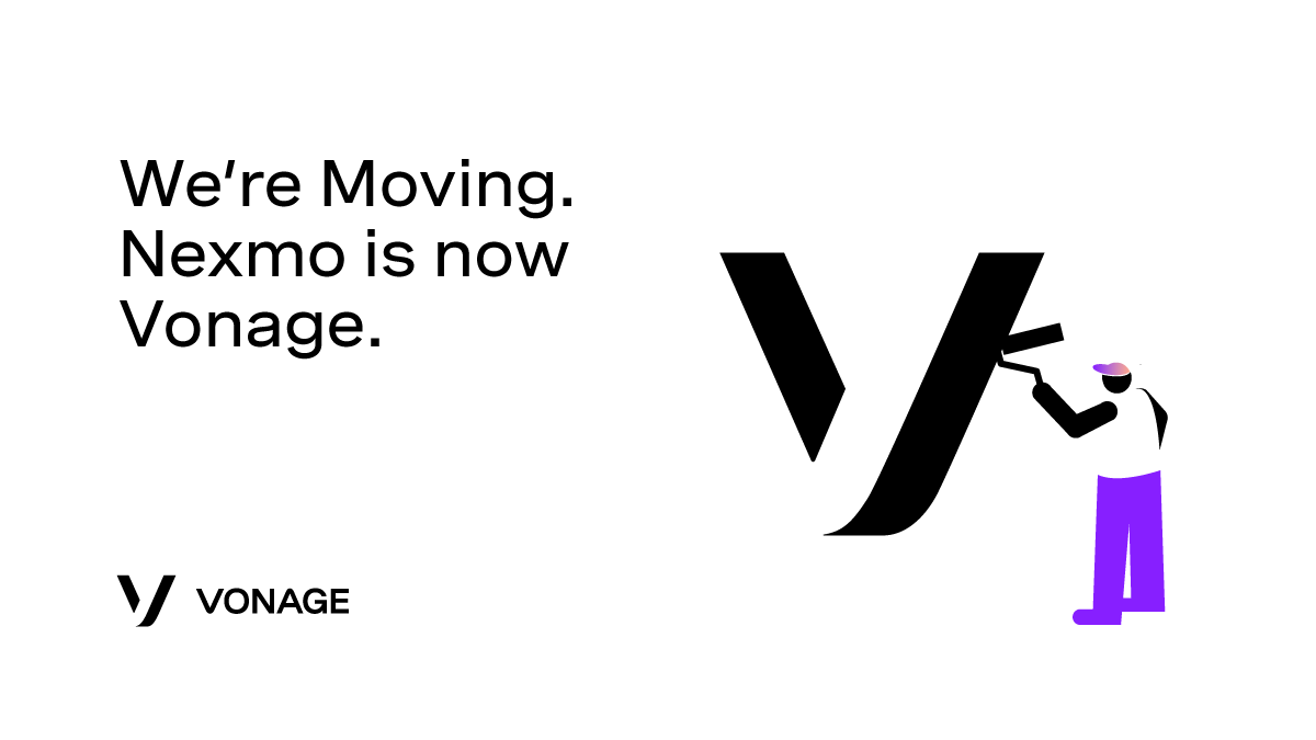 We’re saying goodbye to the Nexmo brand and saying hello to even better Communications APIs capabilities as part of <a href="/Vonage/">Vonage</a>. Follow us: bit.ly/2TtzYbf
