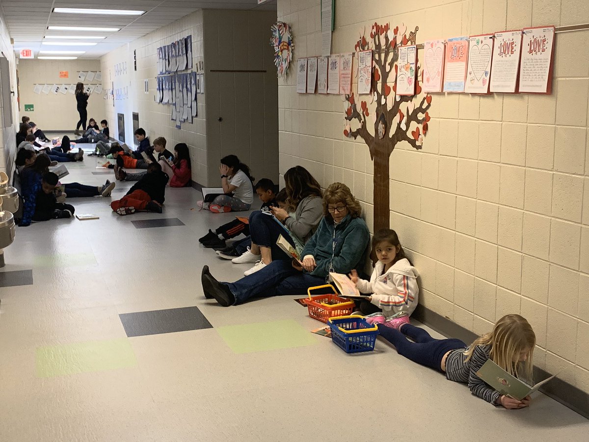 It’s time to Drop Everything and Read!  EJ staff and students held an all school reading party to celebrate our school wide growth on winter assessments!  Way to go Jaguars. <a href="/CCSD93/">CCSD93</a> <a href="/ECJSchool/">Elsie Johnson School</a> <a href="/EJPrincipalD93/">Korrie McCarry</a>