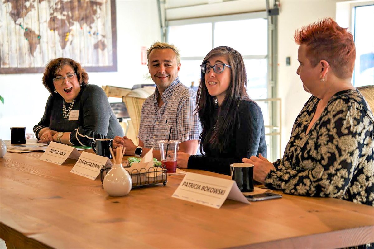 zeccsocial's tweet photo. ZE’s Sam Chillemi-Berenz—known on LI’s foodie scene as SammieswithSam—sat on @PRPLITweets ’s panel to discuss how to work with social media influencers.  One of Sam's many insights: “Social media is just a heightened version of word of mouth, and word of mouth is marketing 101.” https://t.co/UXmeqzVwL9