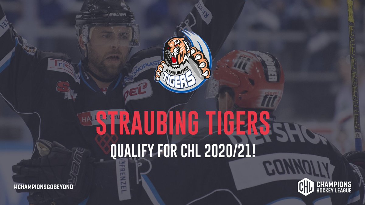 championshockey's tweet photo. Welcome to the CHL @straubingtigers ๐ฏ - they finish inside the top three in the DEL to earn their first-ever CHL place!
#ChampionsGoBeyond #RaceToQualify https://t.co/BT8ImWgFKR