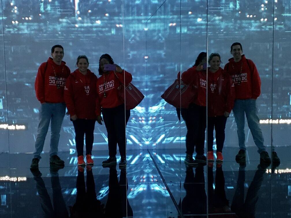 turleydw's tweet photo. @AFMSChargers got to visit the Spy Museum while in DC. It’s only a year old and in a completely new building and redone from the former spy museum. It was a ton of fun and super cool! Photo credit to @ArtWithWithers #chargingintoDC https://t.co/npngGawbP4