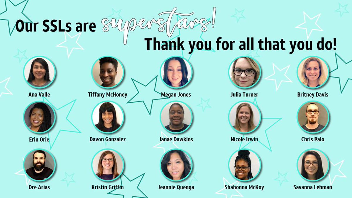 Our Support Leads truly are the backbones of our teams! We appreciate everything you all do each day! ⭐️ #MidAtlanticMarvels  <a href="/CStanley_711/">Courtney Stanley</a>