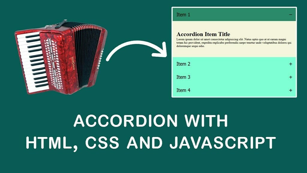 vuejs4u's tweet image. How Create An Accordion With HTML, CSS, JavaScript

☞ ift.tt/2T9WjJM

#html #css #javascript
