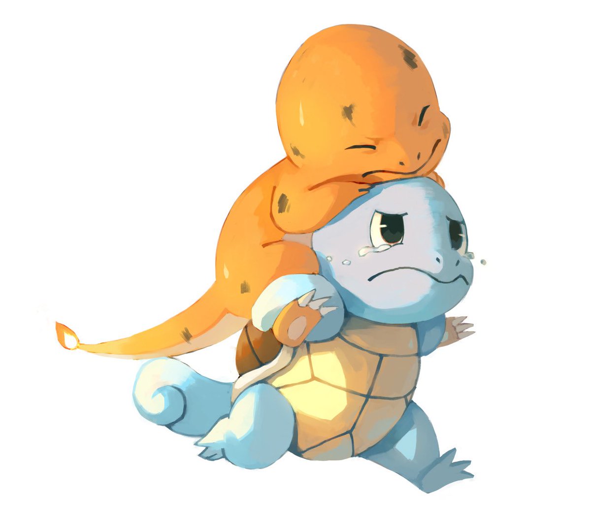 iNightmre's tweet photo. Can’t wait to play this today! The nostalgia is playing a toll! #PokemonMysteryDungeonDX #Pokemon #charmandersquirtle #NintendoSwitch #Nintendo https://t.co/DBDjTb7OpA