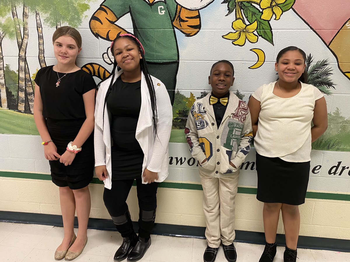 ITeach_MsYork's tweet photo. Beta Week ended with our Beta dressing in black, white, and gold. Just a few members are pictured. Geiger Betas have had a great week of activities. #BetaWeek20 https://t.co/TR1eckrSvU