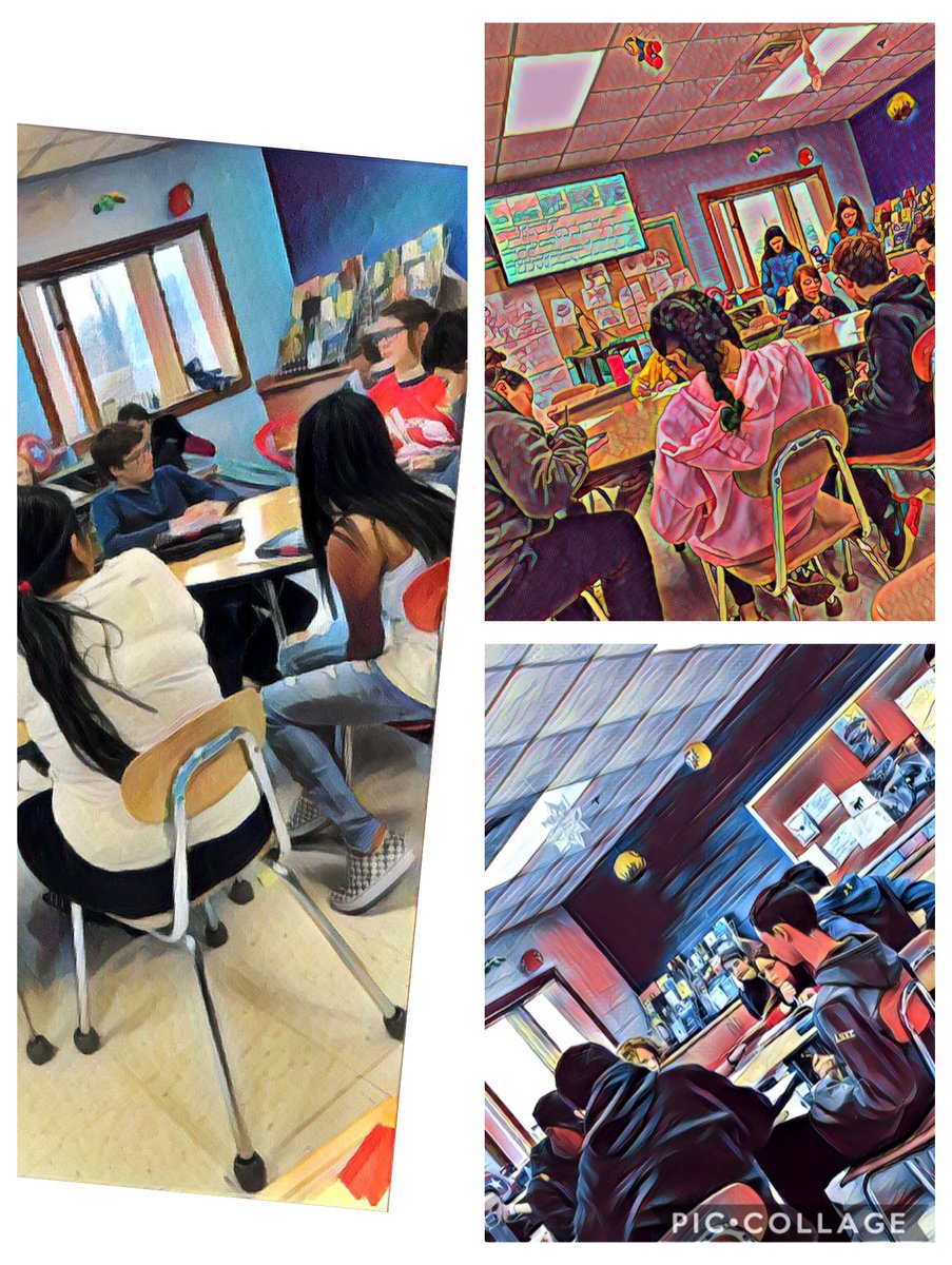 writingheroes's tweet image. #writingheroes engage in a Socratic seminar discussion about their shared text. They asked questions, use text evidence to support ideas, and most importantly encourage and look out for one another. #proudteacher #collaborativediscussion