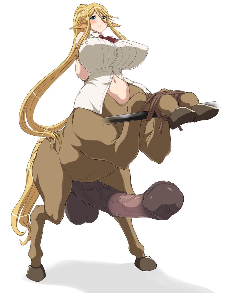 GirlDck's tweet photo. So... how much can you take in? Don’t lie. You want to see how much of this horsecock you can let in. #futa #halffurry #furry #monster #r18 #rp #lewd #anime https://t.co/YdbKCWqsC9
