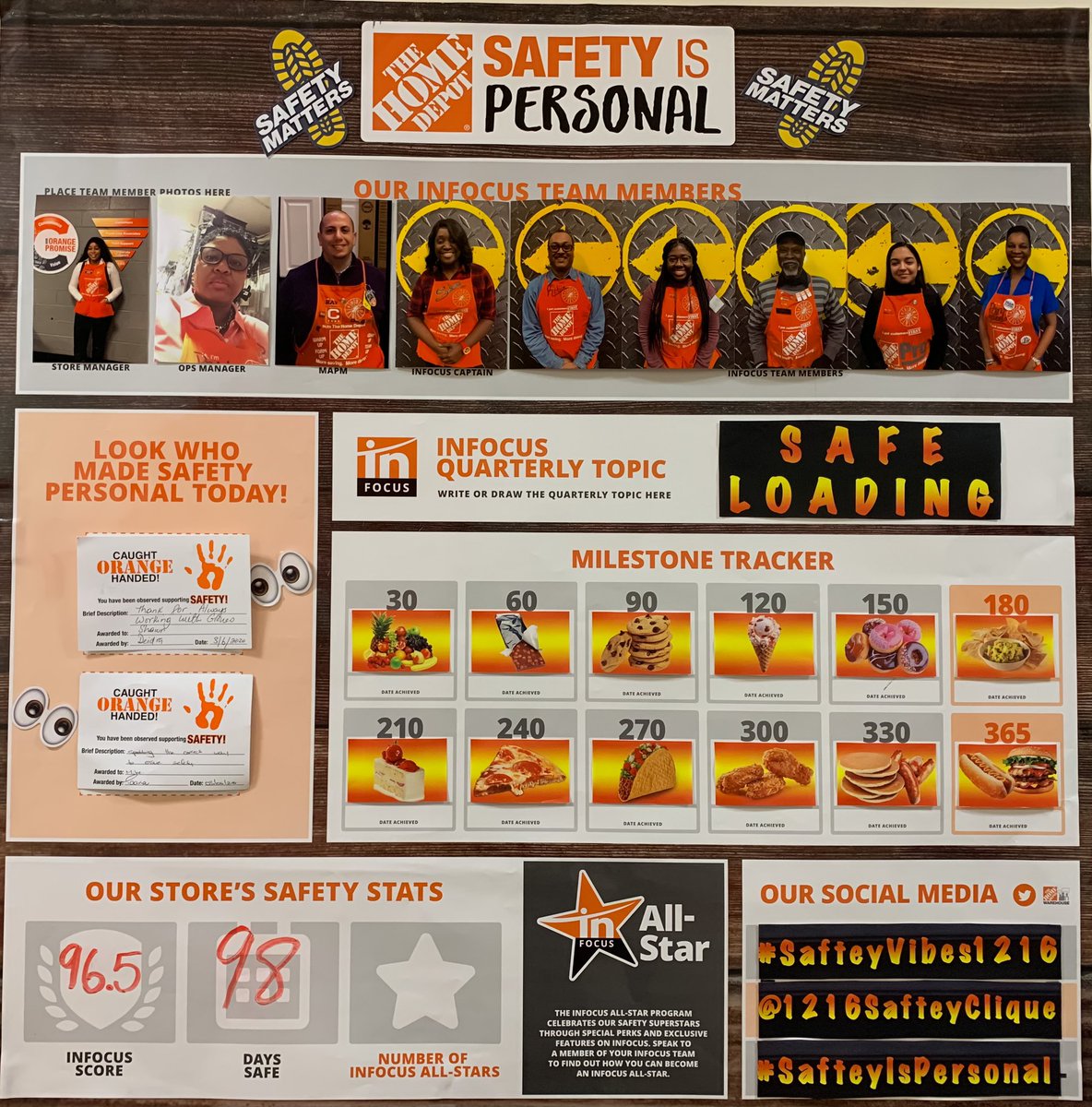 SheenaShante's tweet photo. I’m honored to be the new In Focus Captain at Store #1216, where I can creatively celebrate safety. Huge shout out to my SM and and OPSM, who leads me into my best. 
#SafetyVibes1216 #SafetyIsPersonal https://t.co/iPzWybTyEh