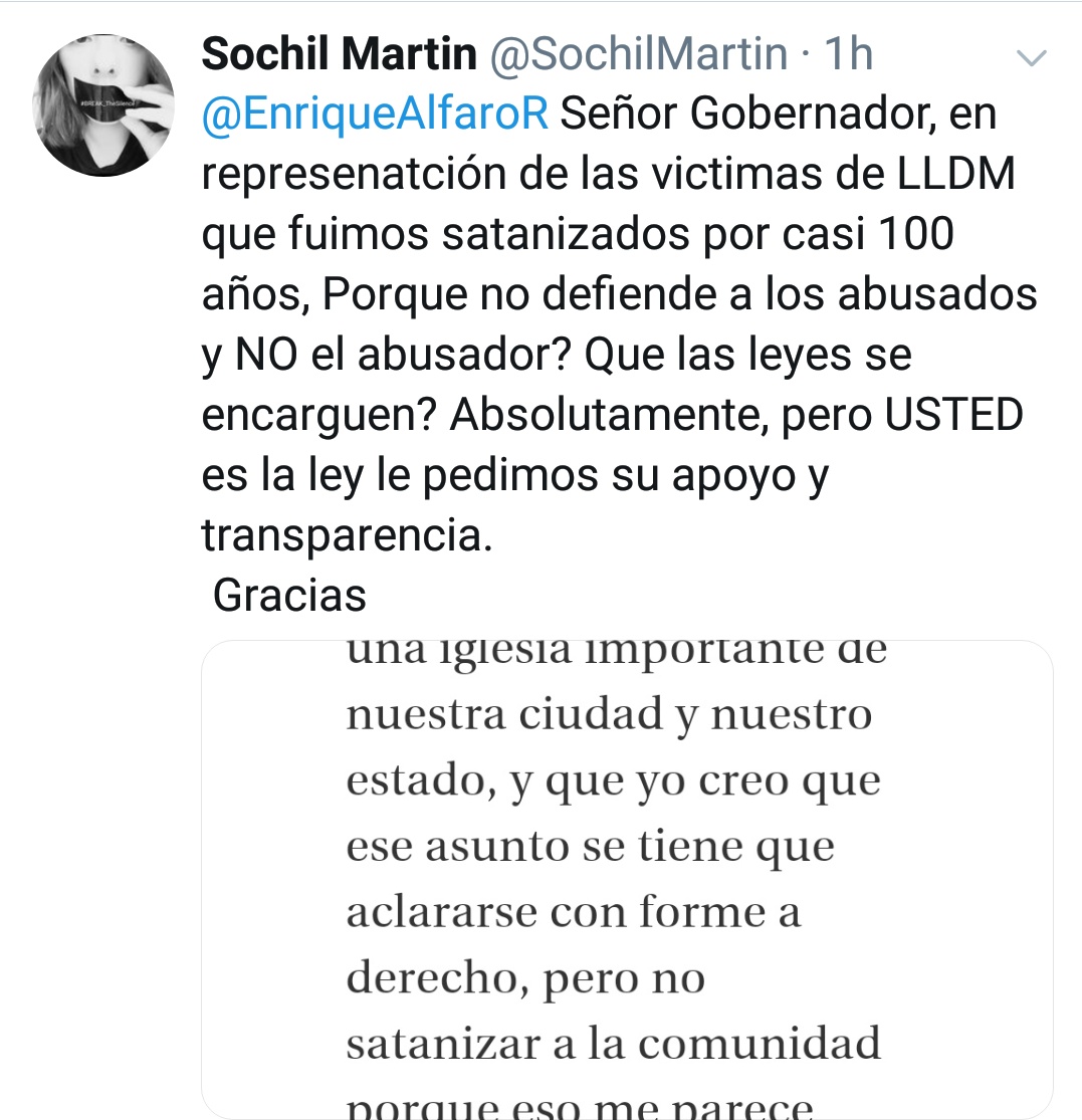 SochilMartin's tweet photo. @M_OlgaSCordero
@CONAPRED
@CNDH
@SNietoCastillo
@SinEmbargoMx
@RadioFormula
@El_Universal_Mx
@LaSagaOficial
@heraldomexico
@lopezdoriga
@Milenio
@JenaroVillamil https://t.co/QXlimkwOGs