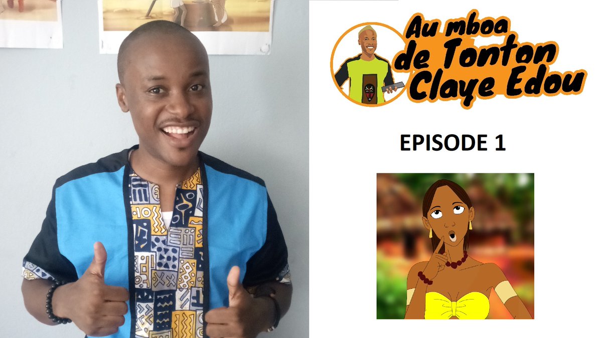 cledley's tweet photo. Et c'est parti! Le 1er numéro de ma web emission "Au Mboa de Tonton Claye Edou" est disponible sur la chaine YouTube de Cledley Productions
https://t.co/A7vfFPiNO7 https://t.co/Z12Sl2062l