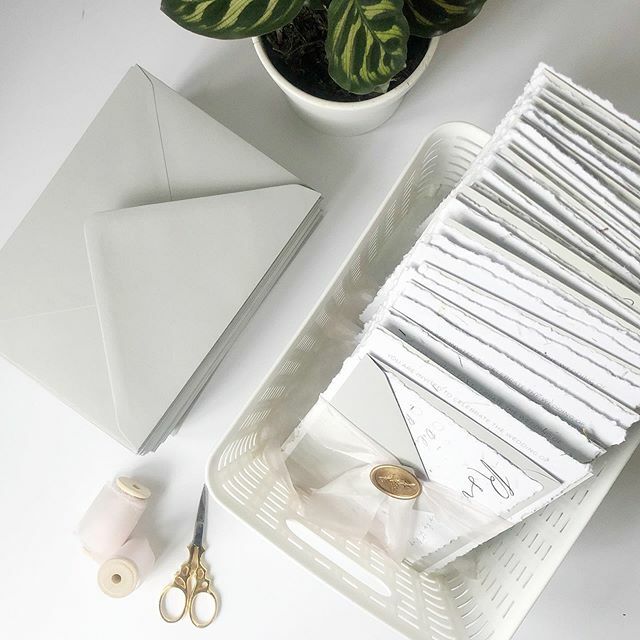 It’s been a busy ole week, here’s to a chilled out weekend 🙌🏻
.
Hand torn invites with silk ribbons and wax seals all ready to go to a lovely couple.
.
#myworkhereisdone #finishedworkfortheday ift.tt/32V61nI