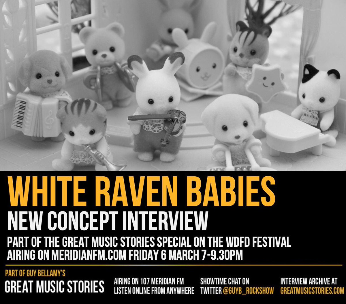 GuyB_rockshow's tweet photo. Next up the mini me of @WhiteRavenDown - fun interview and fab tunes as we discover more about the @WDFD_Records bands and #TurnItUp festival in May. Get your tix for Cannock peeps
It’s all new #moderrock on https://t.co/j1iryq2cUP til late. Join us and support the bands xx https://t.co/ZGY74KYwLS