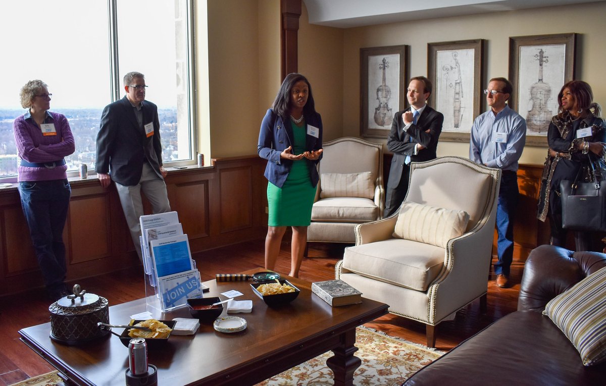 SBAM's tweet photo. Yesterday we hosted our Ingham Region #Owner2Owner at the top of the Boji Tower. We had great company and a great view! Special thanks to our sponsor @ConsumersCU and Representative @SarahAnthony517 for talking to small business owners in your district. https://t.co/Z970jULYXn
