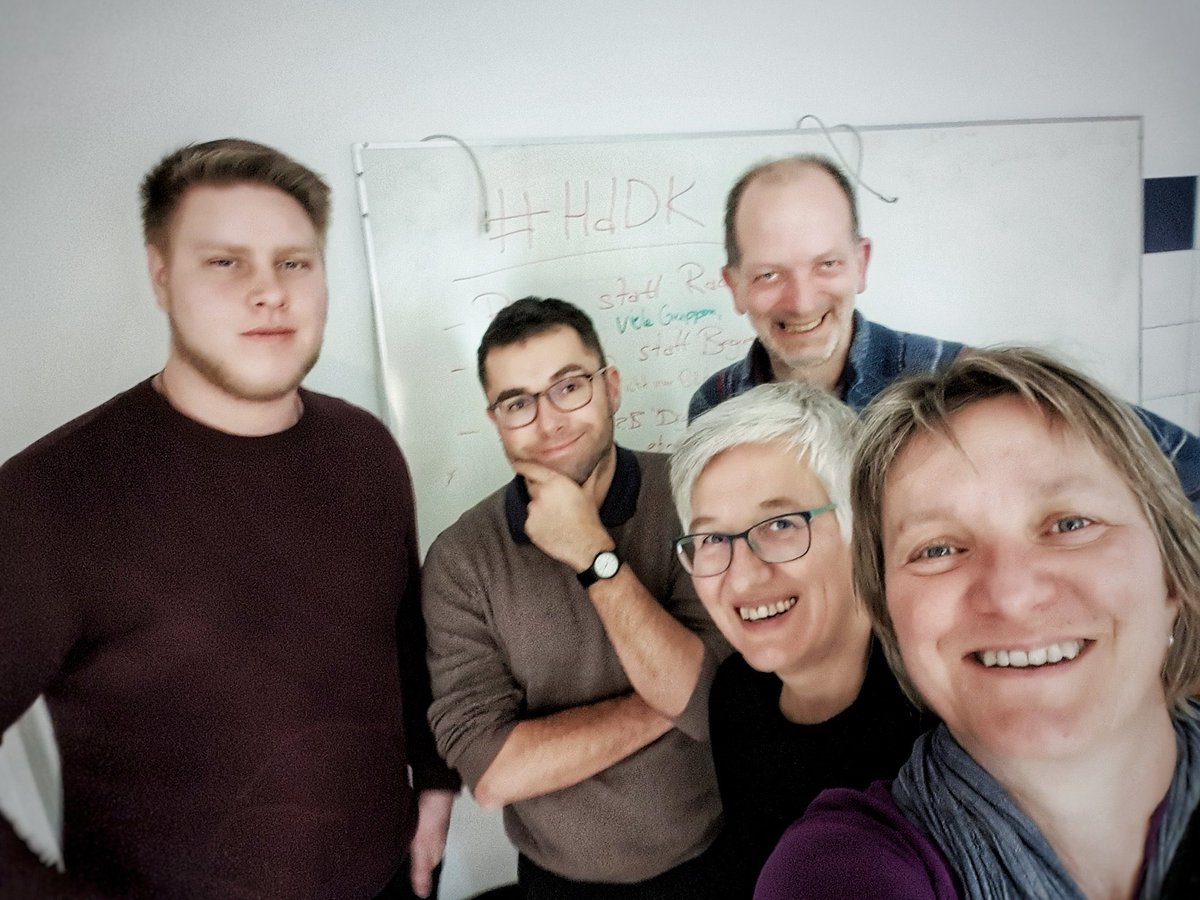 Am Rande der 10 Jahres Feier im <a href="/cccfr/">CCC Freiburg went @cccfr@chaos.social</a> hatten wir noch ein kleines agiles Meeting zum #HdDK in #Freiburg. Es geht los mit Warpspeed! <a href="/IreneSchumacher/">Irene Schumacher</a> <a href="/irene_baer/">🝳 Irene.</a> <a href="/moritz_bross/">Moritz Bross</a> #digitalekultur #transformation #medienbildung #opensociety #digitaleteilhabe