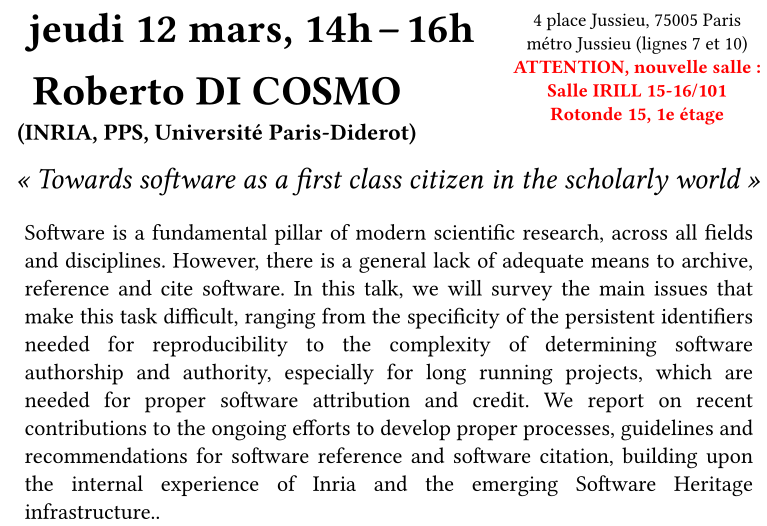 SemCodesSources's tweet photo. Jeudi prochain, 12 mars, de 14h à 16h, nous recevrons @rdicosmo pour une séance consacrée à @SWHeritage. Venez nombreux @irill ! 

https://t.co/FEqT6Cpbso https://t.co/Rsw38NC4pO